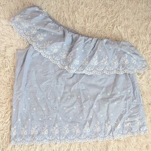 NWT Michael Kors One Shoulder Top SZ XL